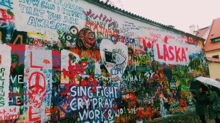 Photo of John Lennon Wall, Prague 1, Czechia by Swagatika Sarangi