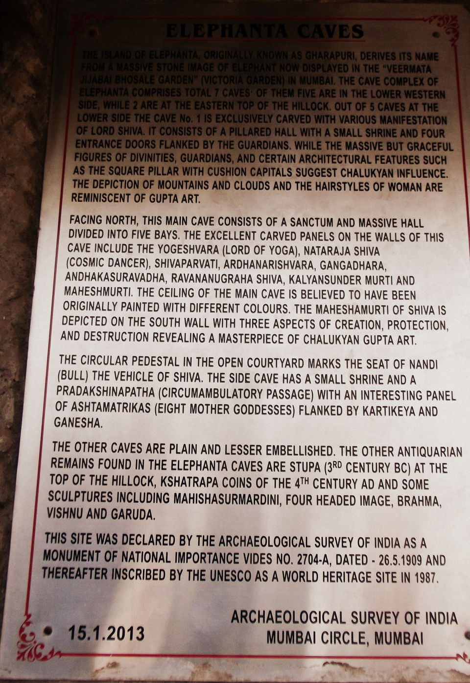 Photo of The Elephanta Island & Cannon Hill 15/15 by Malab