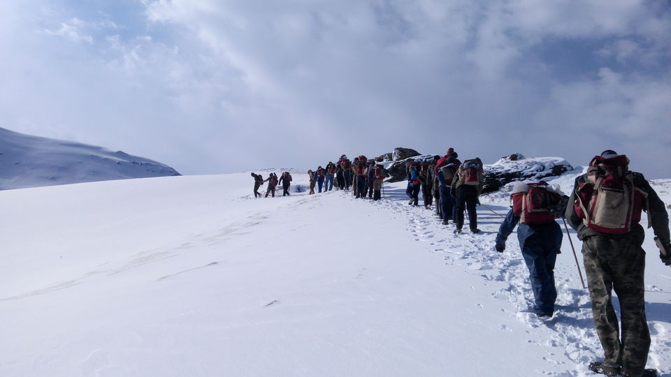Photo of SarPass Trek 13,800ft (from YHAI Base Camp-Kasol) Backpack #National Himalayan Trekking Expedition 10/29 by Purushotham D