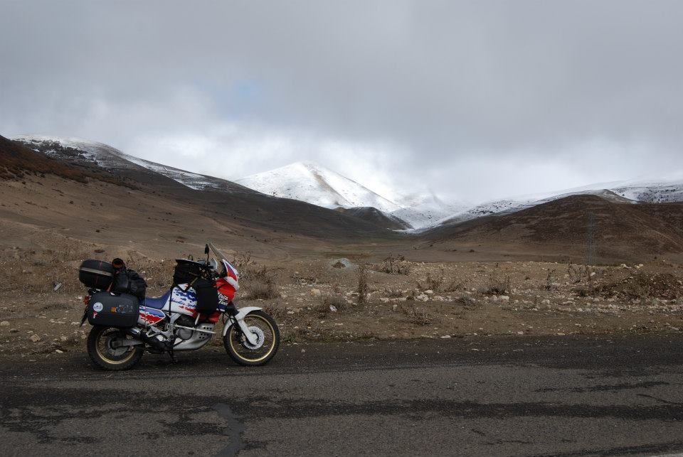 Photo of The man on his motorbike from Belgium to India 3/10 by Lloyd Dsouza