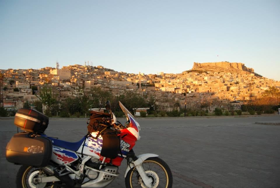Photo of The man on his motorbike from Belgium to India 6/10 by Lloyd Dsouza
