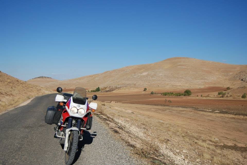 Photo of The man on his motorbike from Belgium to India 7/10 by Lloyd Dsouza