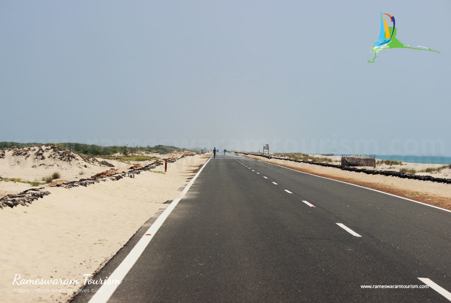 Photo of A Ghost Town On The Shore Of A Turquoise Sea - Barefoot Toward's Adam's Bridge 6/8 by Arpita Mukherjee