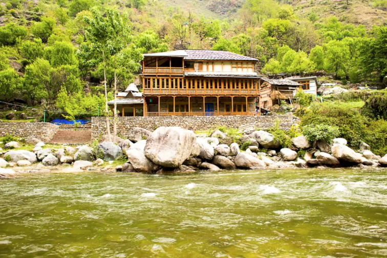 Photo of Bluehouse By The River, Pekhri, Himachal Pradesh, India by Sonalika Debnath