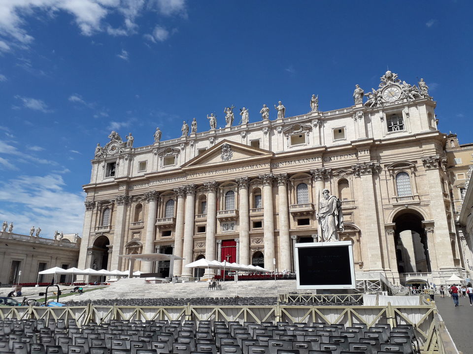 Photo of St. Peter's Basilica, Piazza San Pietro, Vatican City by Priya Saxena