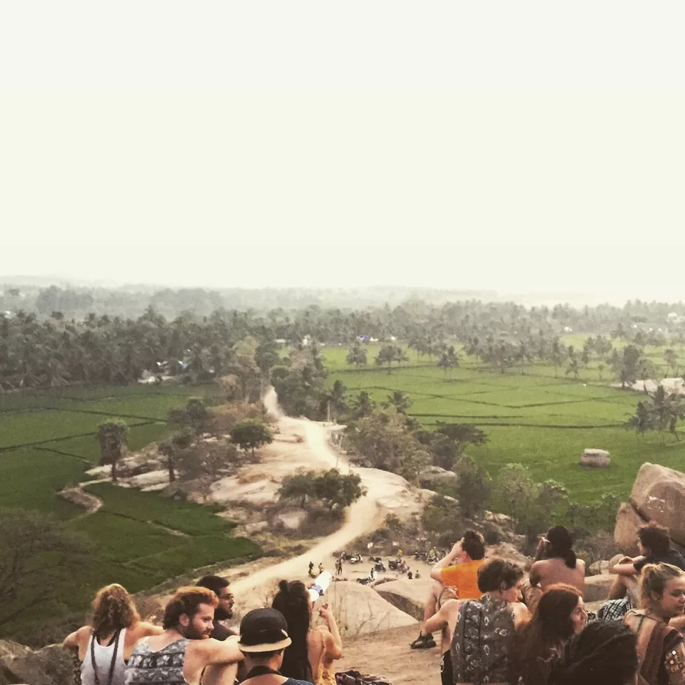 Photo of Sunset point, Hampi Island, Anjanhalli, Karnataka, India by Ankit Agrawal