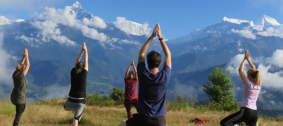 Photo of Annapurna base camp yoga trek by Deepak Karki