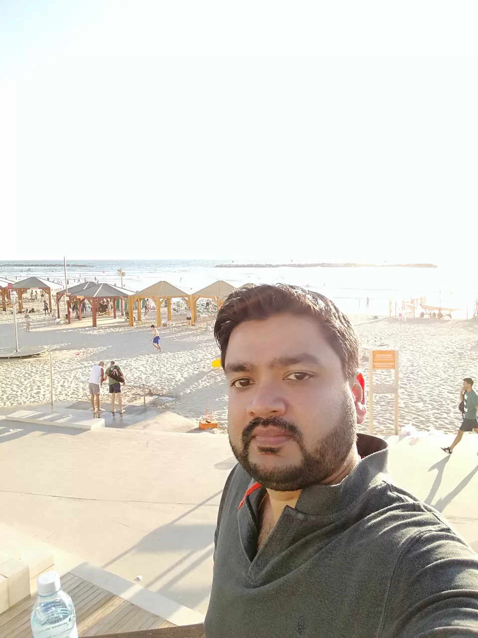Photo of Tel Aviv Beach, Shlomo Lahat Promenade, Tel Aviv-Yafo, Israel by Kunal Shah