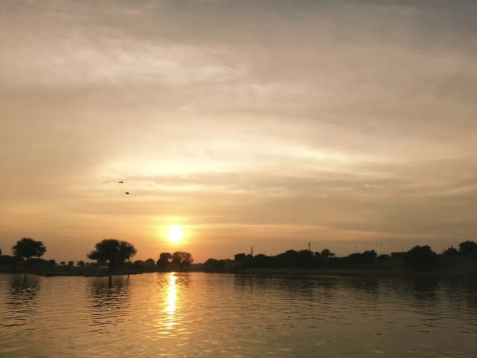 Photo of Sunset By The Heritage Lake by Rashmi Prasanna
