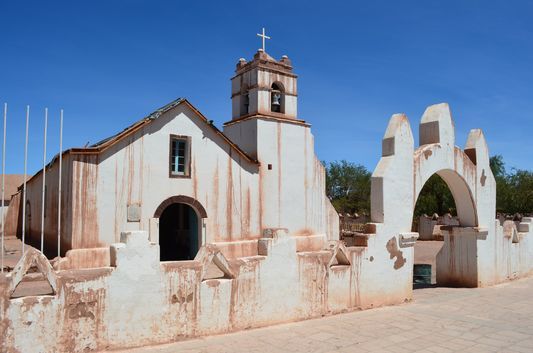 Photo of San Pedro de Atacama Church, San Pedro de Atacama, Chile by Alexandra Kovacova