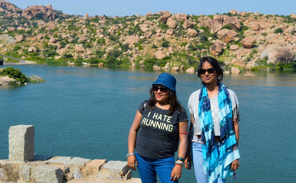 Photo of River Road, Hampi, Karnataka, India by Poulamee