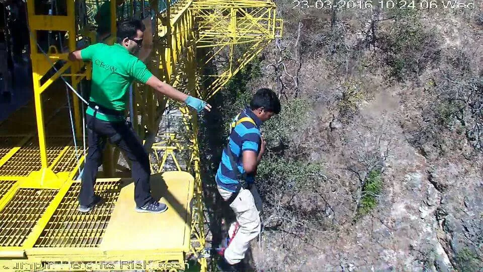 Photo of Bungee Jumping from 83 meters -Jumping Heights[Rishikesh] by Babu Reddy