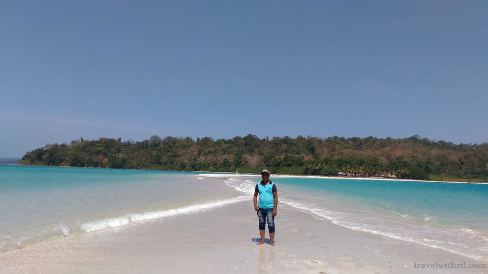 Photo of Two sea beaches meeting- Ross and Smith Islands, Andman by RD Prajapati