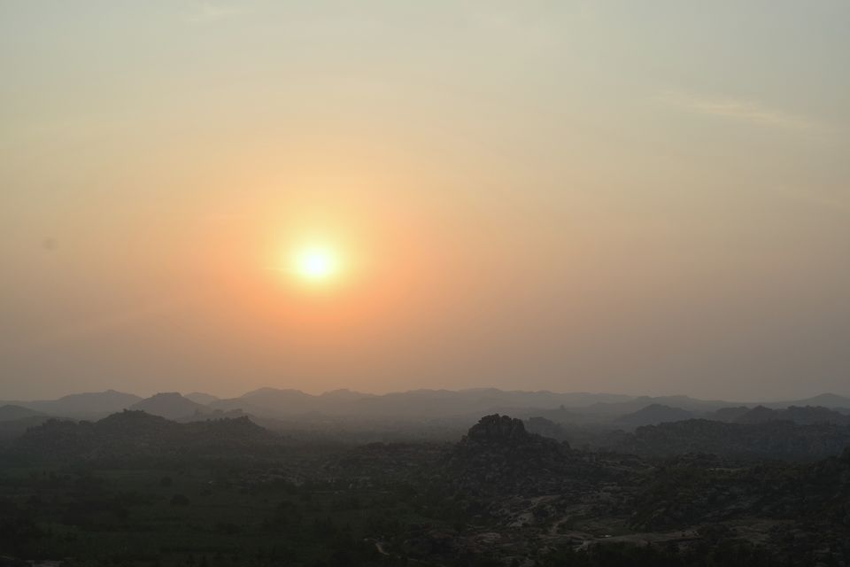 Photo of Vibrancy behind the ruins @ Hampi 7/9 by Debabrat Das