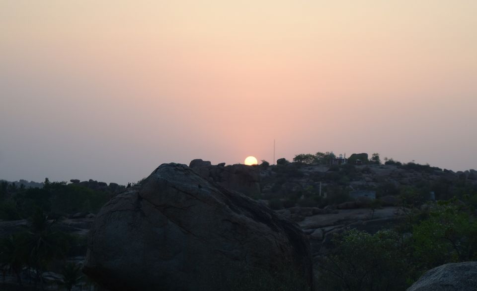 Photo of Vibrancy behind the ruins @ Hampi 9/9 by Debabrat Das