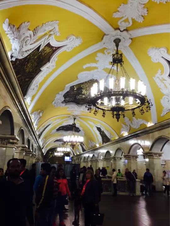 Photo of Moscow Metro, Moscow, Russia by Manisha Jain