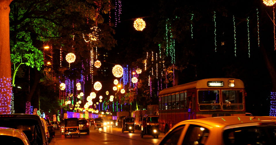 City Scape Mumbai New year celebrations decorations at Hiranandani