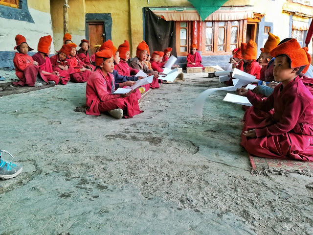 Photo of Spreading Smiles at Phuktal Monastery, Zanskar Valley. 11/15 by S S (Saurabh Sabikhi)