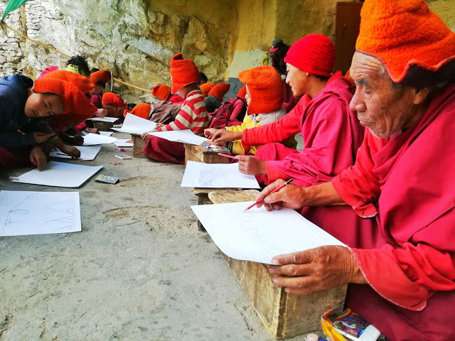 Photo of Spreading Smiles at Phuktal Monastery, Zanskar Valley. 10/15 by S S (Saurabh Sabikhi)