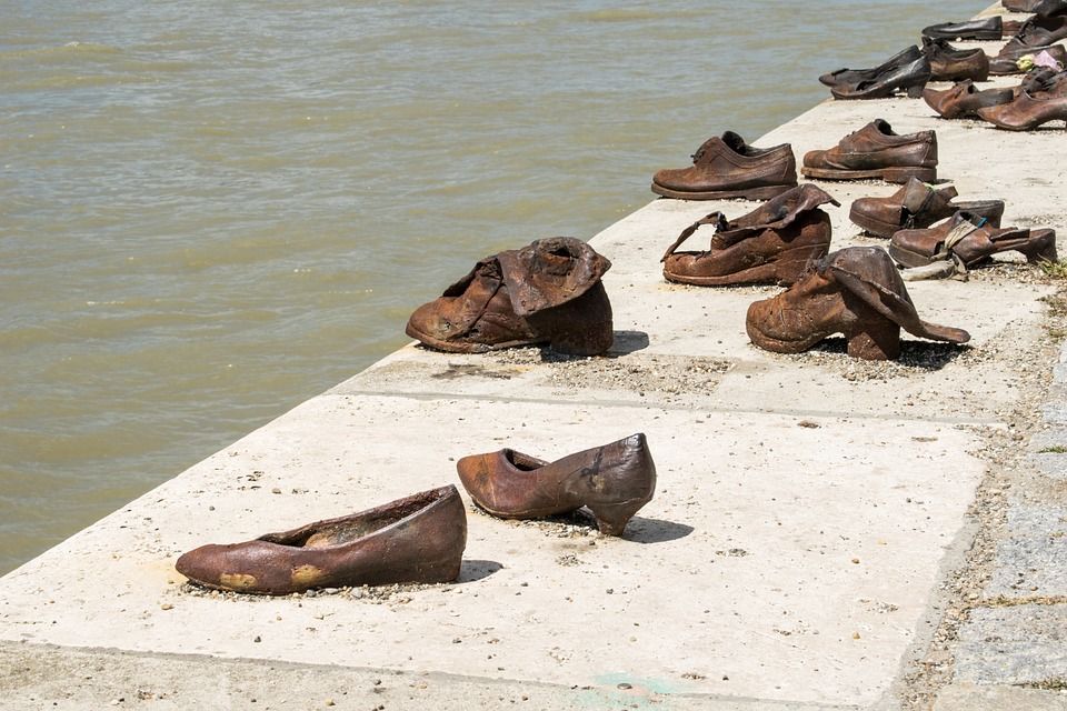 Photo of Budapest, Shoes on the Danube Bank, Idősebb Antall József rakpart, Hungary by Khyati Thaker @ A Lawyer's Voyage