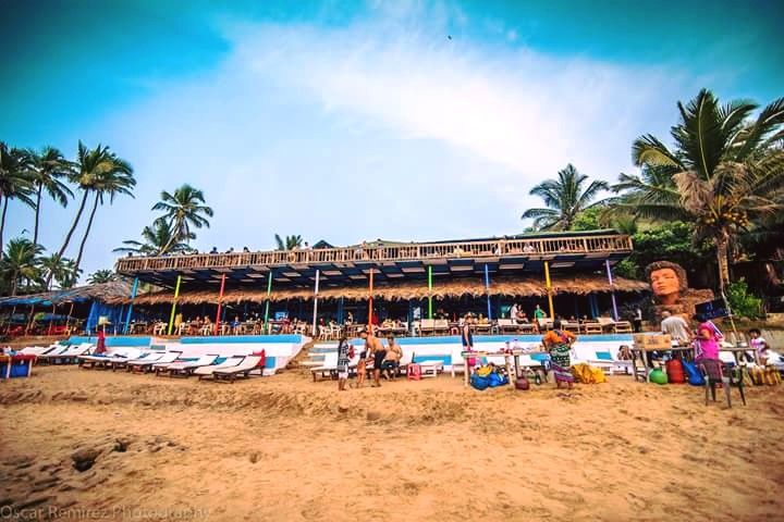 Photo of Curlies Beach Shack Anjuna, Monteiro Vaddo, Anjuna, Goa, India by Khyati Thaker @ A Lawyer's Voyage