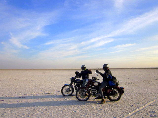 Photo of Winter Bike Ride Through White Sands And Cities of Forts and Palaces 8/84 by Navin Raju Roselin