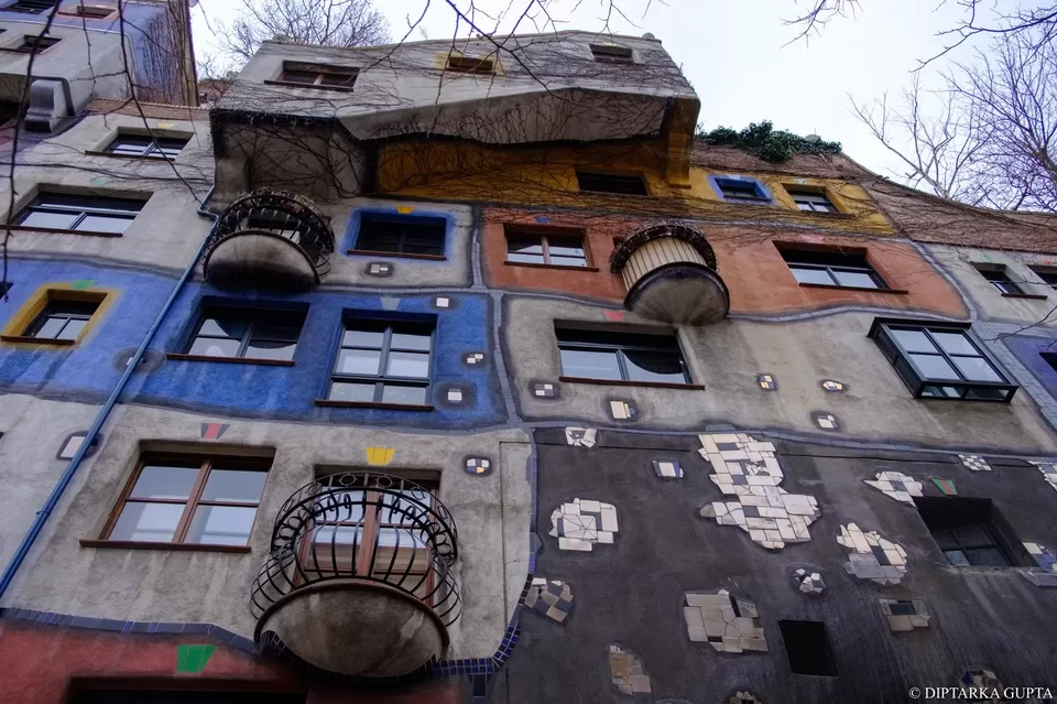 Photo of Hundertwasserhaus, Vienna, Austria by Diptarka Gupta