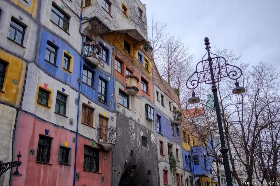Photo of Hundertwasserhaus, Vienna, Austria by Diptarka Gupta