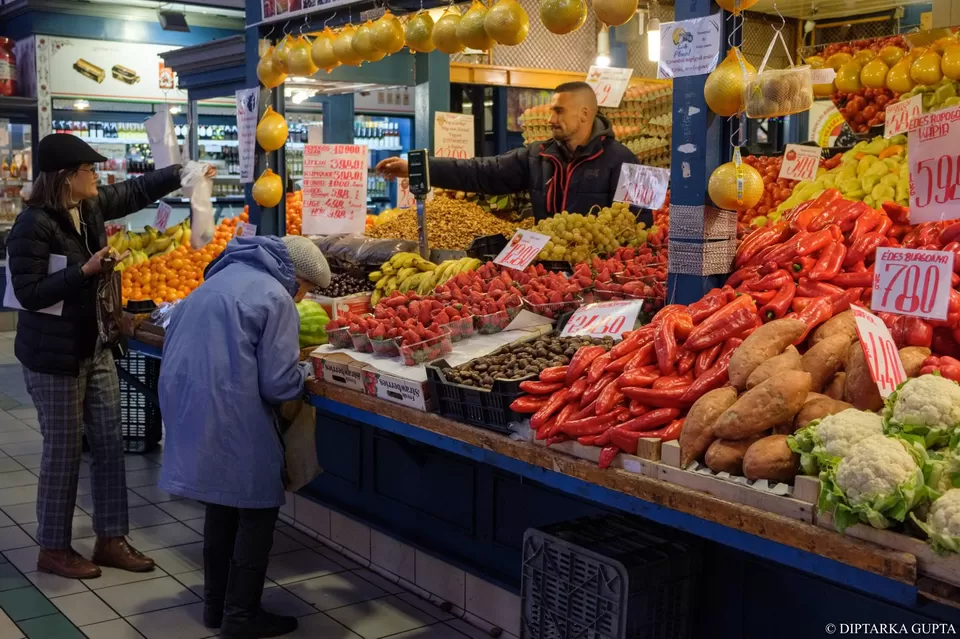 Photo of Budapest, Great Market Hall, Vámház körút, Hungary by Diptarka Gupta
