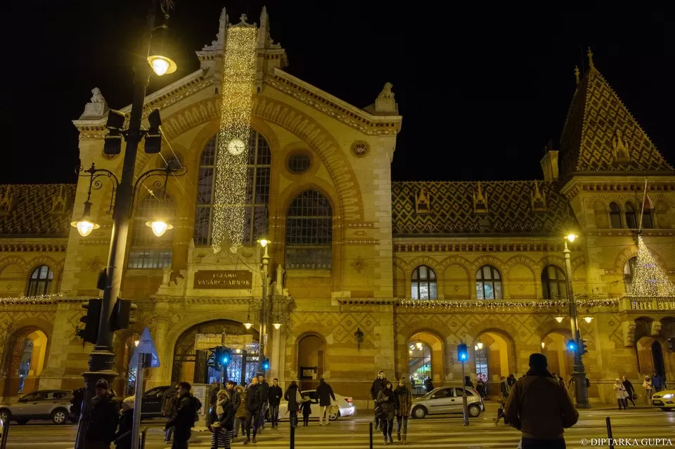 Photo of Budapest, Great Market Hall, Vámház körút, Hungary by Diptarka Gupta
