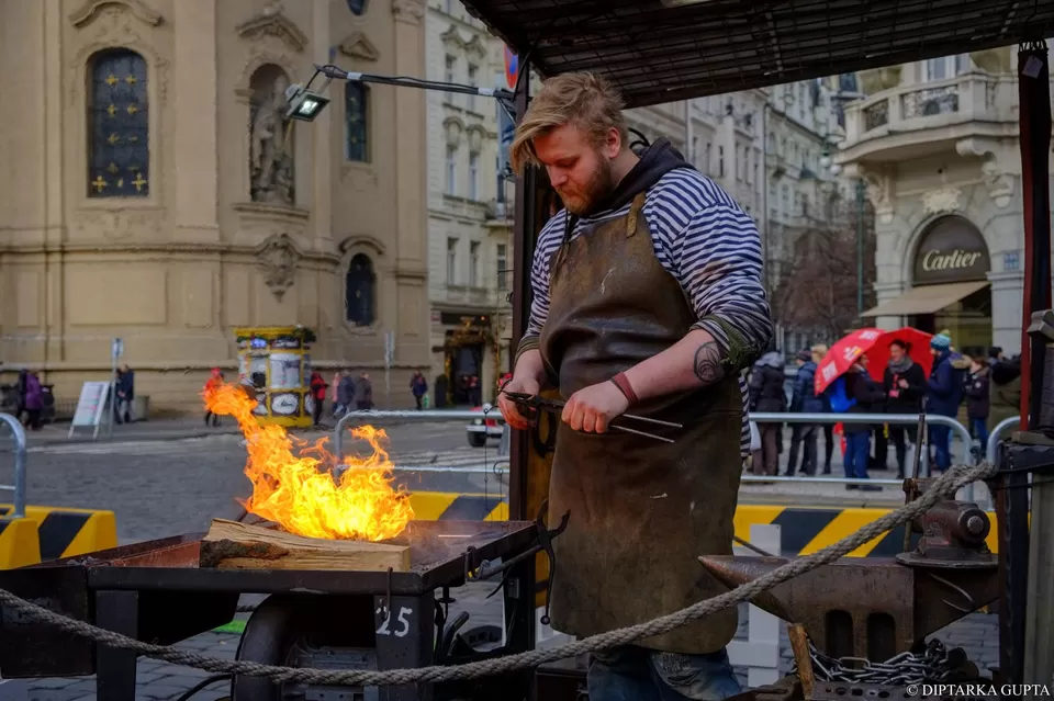 Photo of Old Town Square, Old Town, Prague, Czechia by Diptarka Gupta