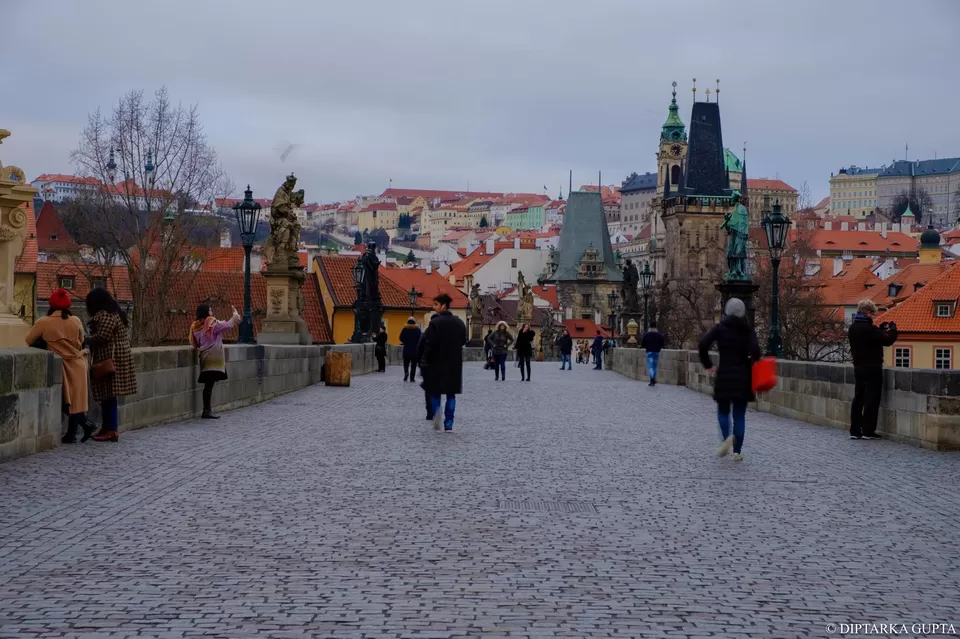Photo of Charles Bridge, Prague-Prague 1, Czechia by Diptarka Gupta