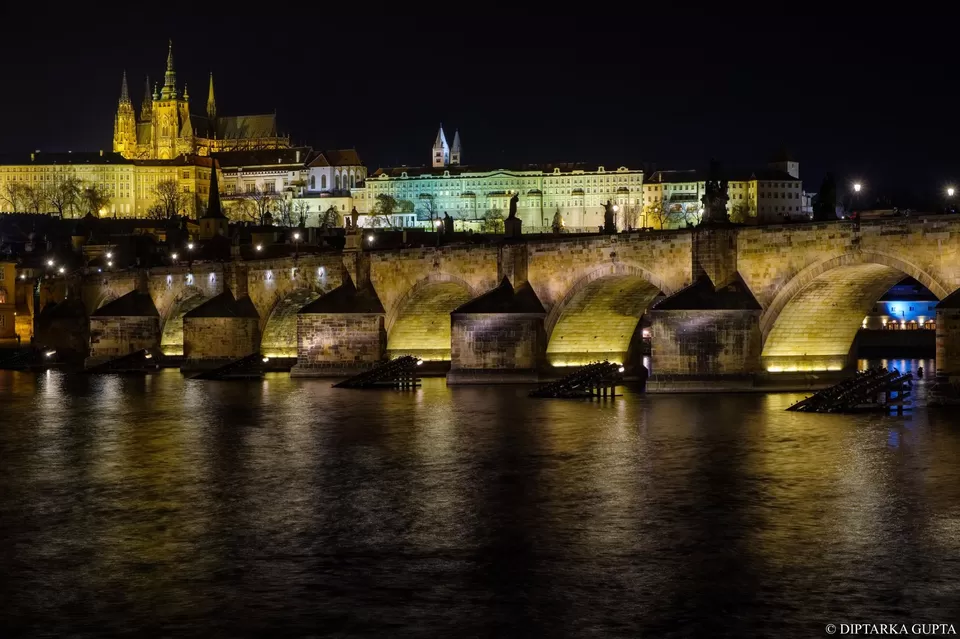Photo of Charles Bridge, St.Charles Bridge, Prague 1, Czechia by Diptarka Gupta