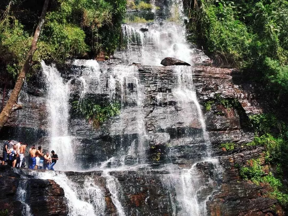 Photo of Jhari water falls path, Inam Dattathreya Peeta, Karnataka, India by Titli Ghosh