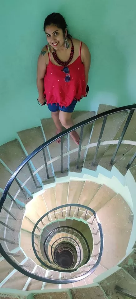 Photo of Anjengo Light House, Anchuthengu, Kerala, India by Titli Ghosh