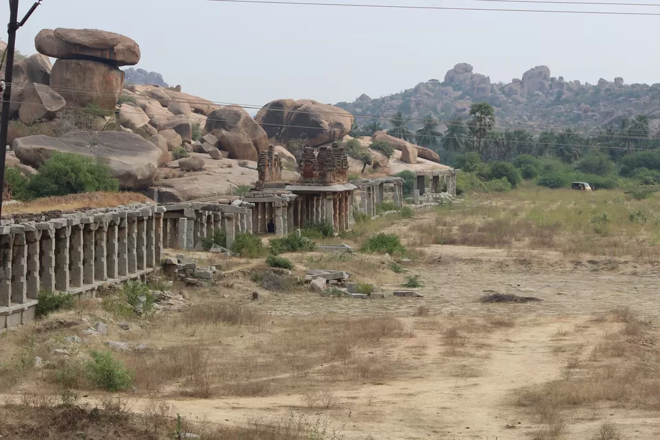 Photo of Krishna Bazaar, Hampi, Karnataka, India by Nikita Mathur