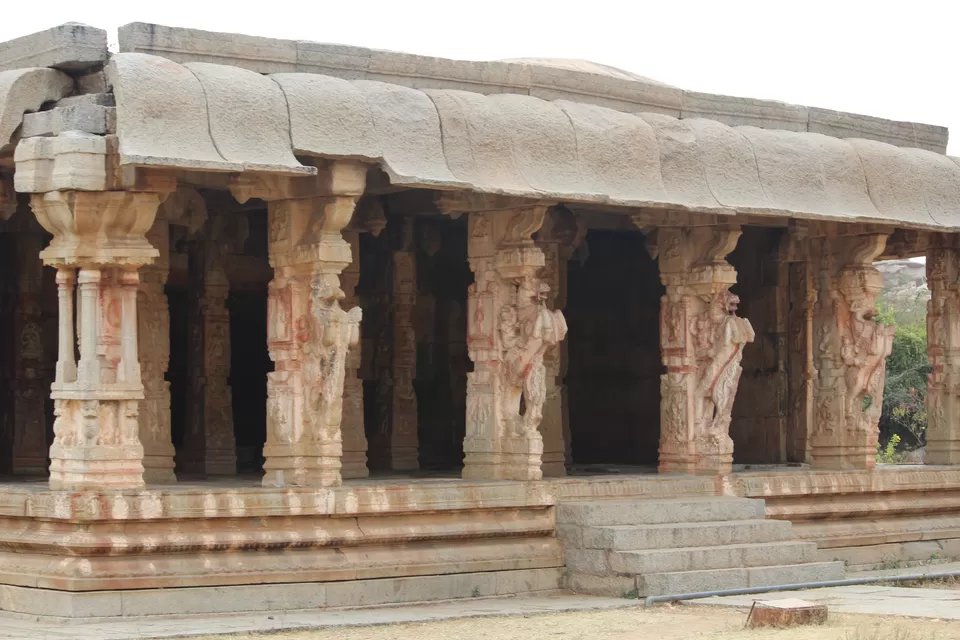 Photo of Krishna Temple Market Road, Hampi, Karnataka, India by Nikita Mathur