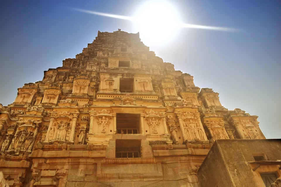 Photo of Virupaksha Temple East Gopura, Hampi, Karnataka, India by The Sassy Traveller