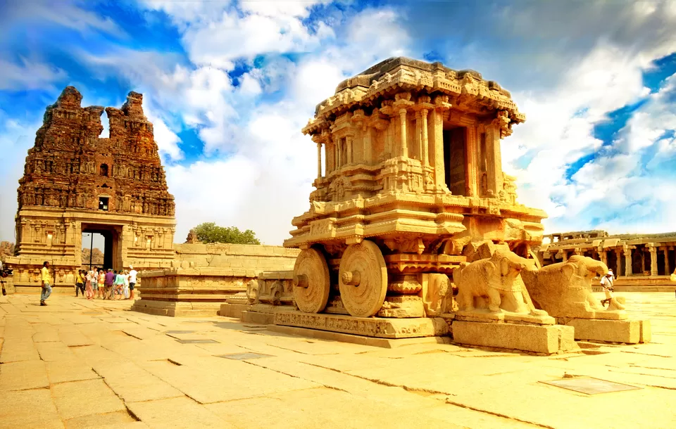 Photo of Virupaksha Temple East Gopura, Hampi, Karnataka, India by The Sassy Traveller