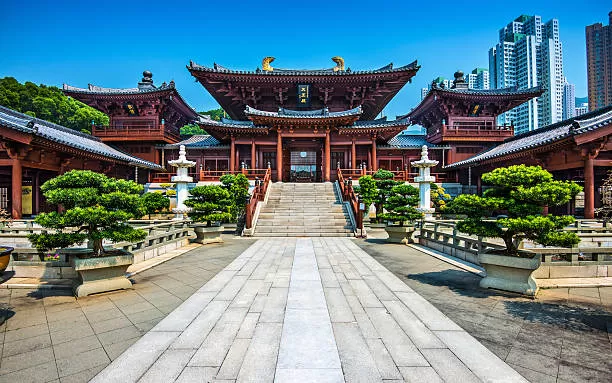 Photo of Chi Lin Nunnery, Chi Lin Drive, Sheung Yuen Leng, Hong Kong by Nehal Mewada