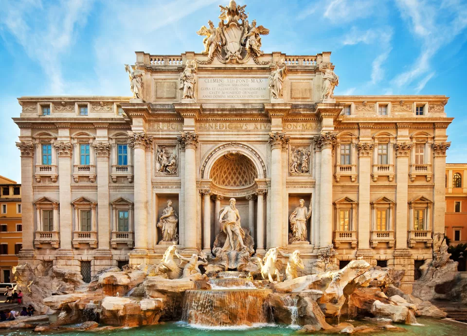 Photo of Trevi Fountain, Piazza di Trevi, Rome, Italy by Maria Rosaria Moscato