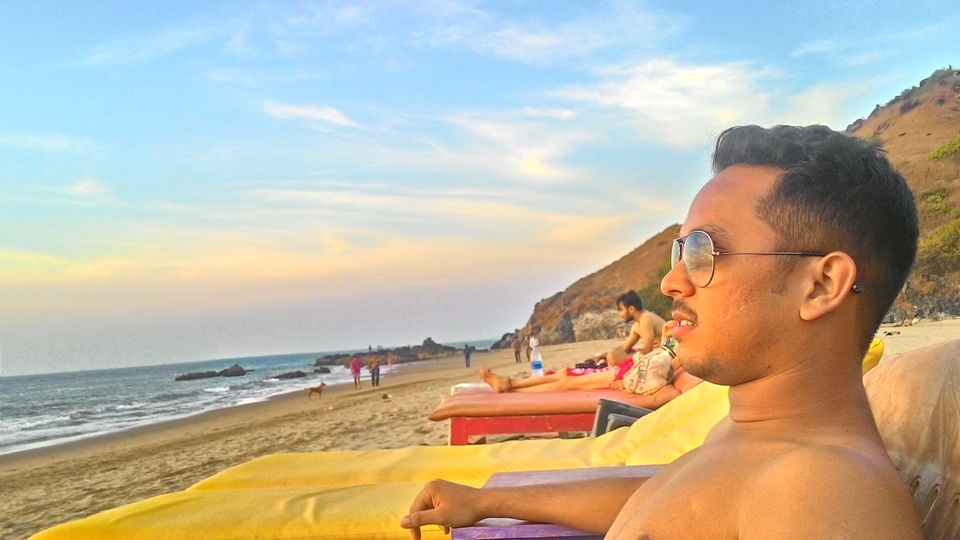 Photo of Goa, with a backpack enough to travel half the globe. Silly me 9/11 by ashirwad
