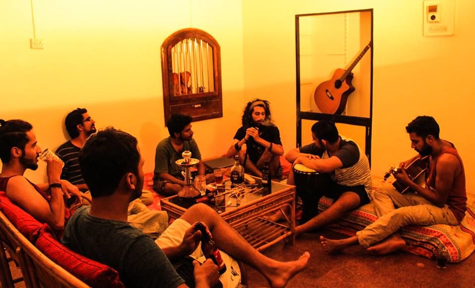 Photo of Busking on the streets to mural painting in Goa just by the leap of faith 4/12 by Abhyuday Blythe