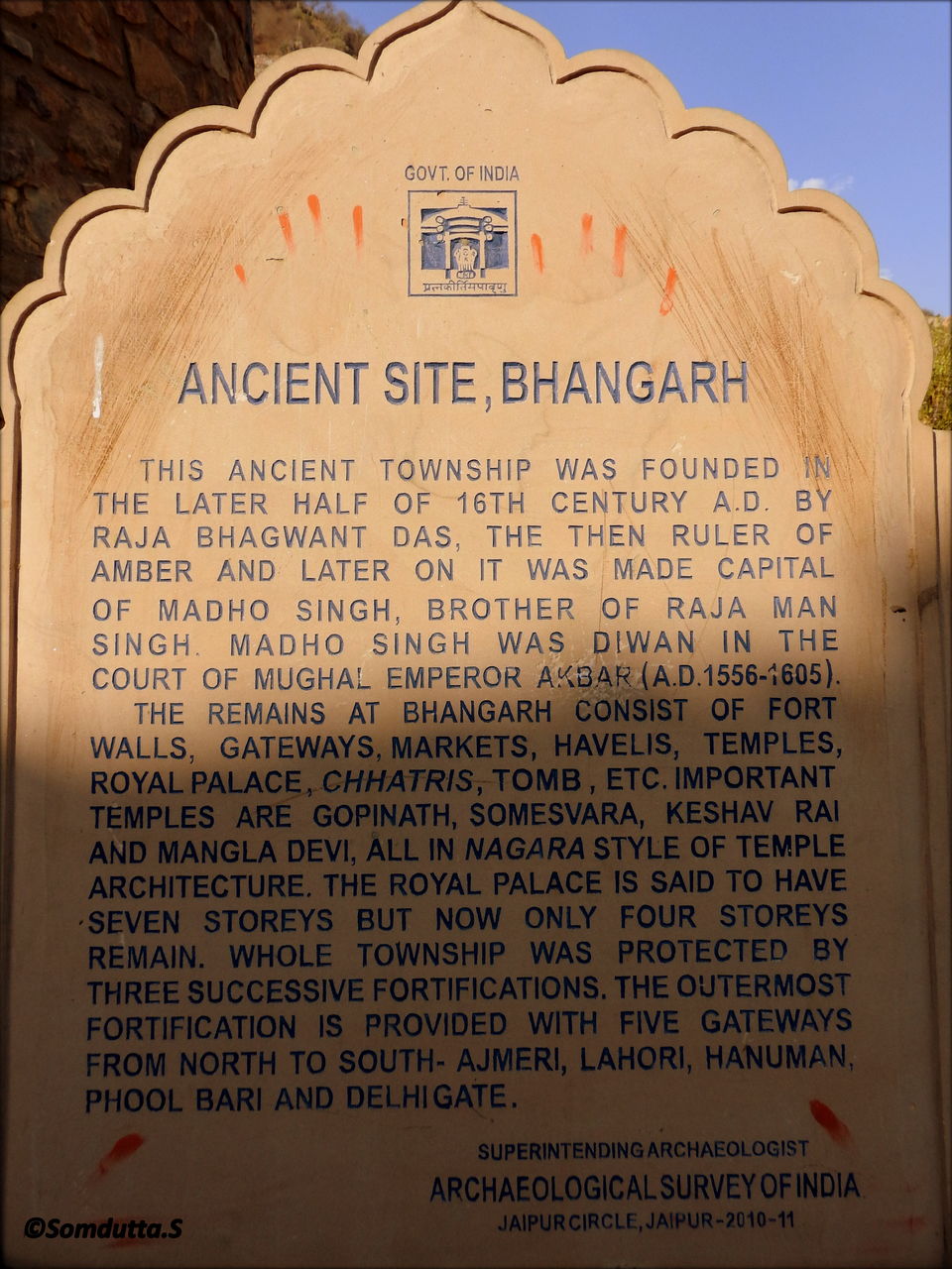 Photo of Bhangarh Fort, Bhangarh, Rajasthan, India by Somdutta Sarkar