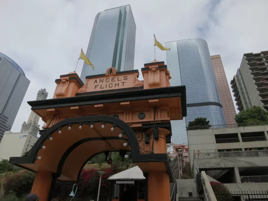 Photo of Angels Flight, South Hill Street, Los Angeles, CA, United States by Gina Zammit