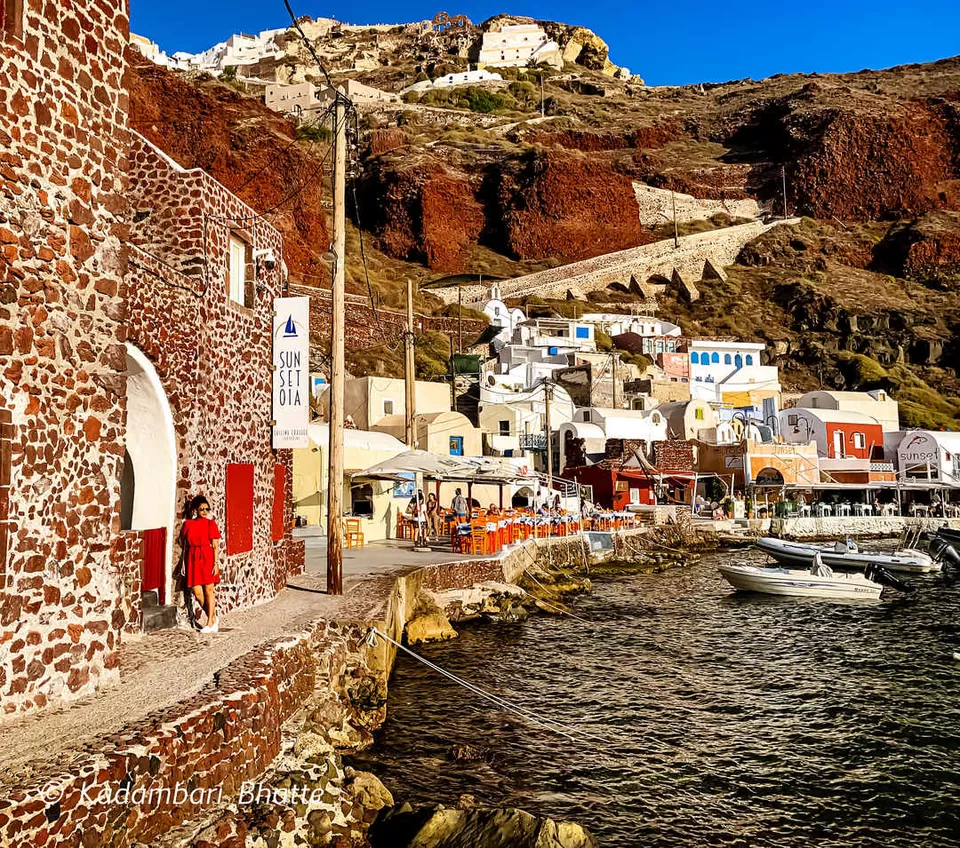 Photo of Ammoudi, Greece by Kadambari Bhatte (curlytravelmess)