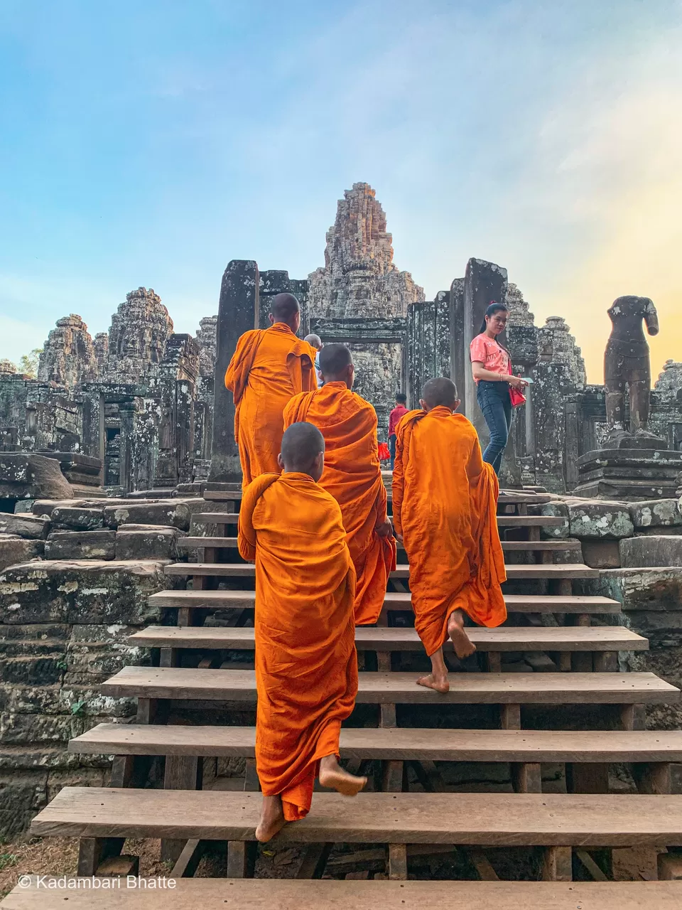 Photo of Bayon Temple, Krong Siem Reap, Cambodia by Kadambari Bhatte (curlytravelmess)