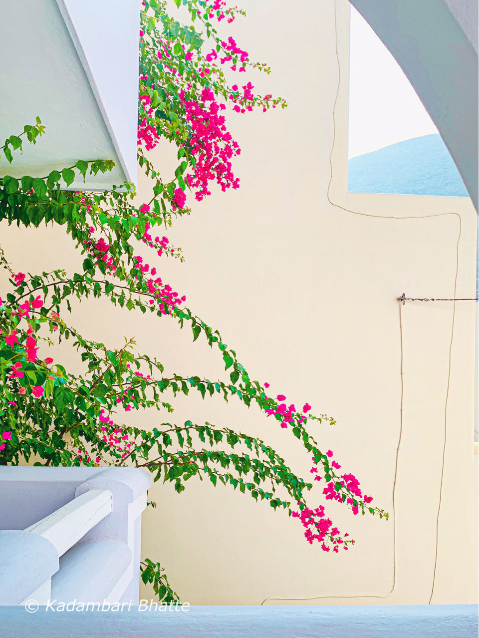Photo of Experience the Best Views of Santorini Virtually! By Kadambari Bhatte (curlytravelmess)