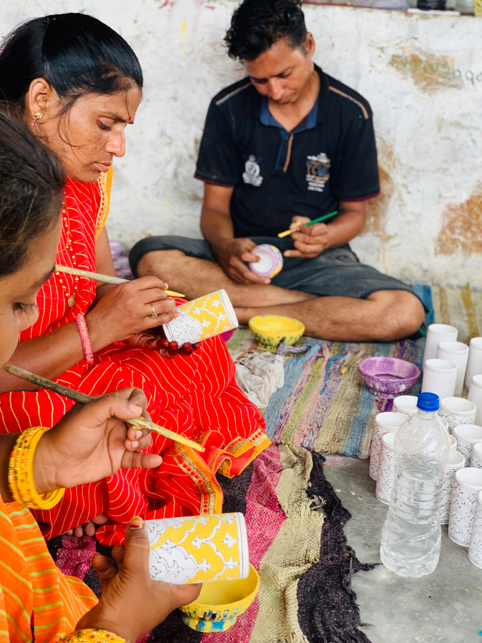 Photo of FADING ART And THE HANDS OF HOPE.(The Blue Art Pottery Of Rajashtan) by Mad-Nomad