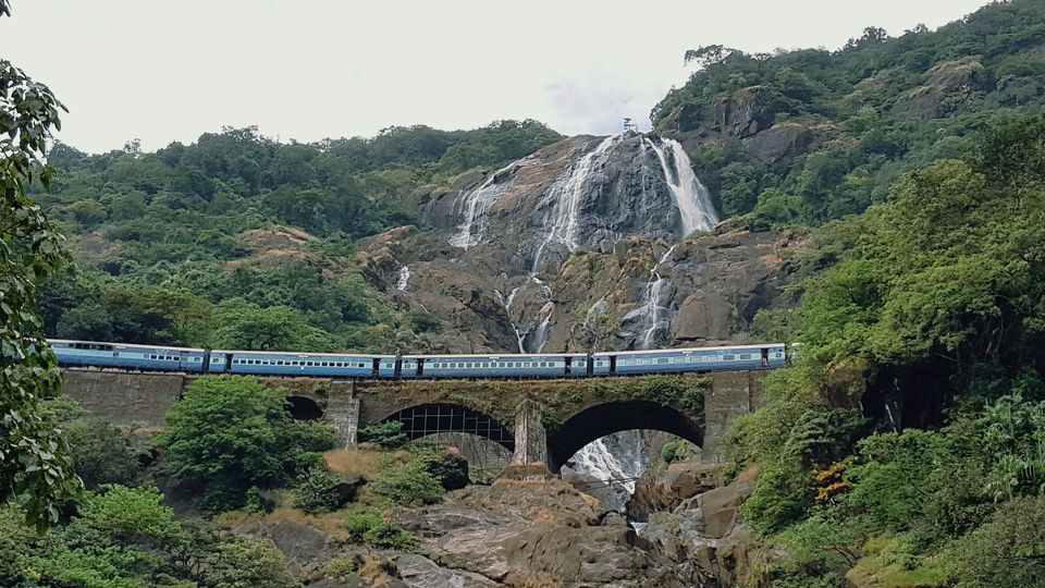 Photo of Dudhsagar Falls, Sonaulim, Goa, India by Jagan Nadar